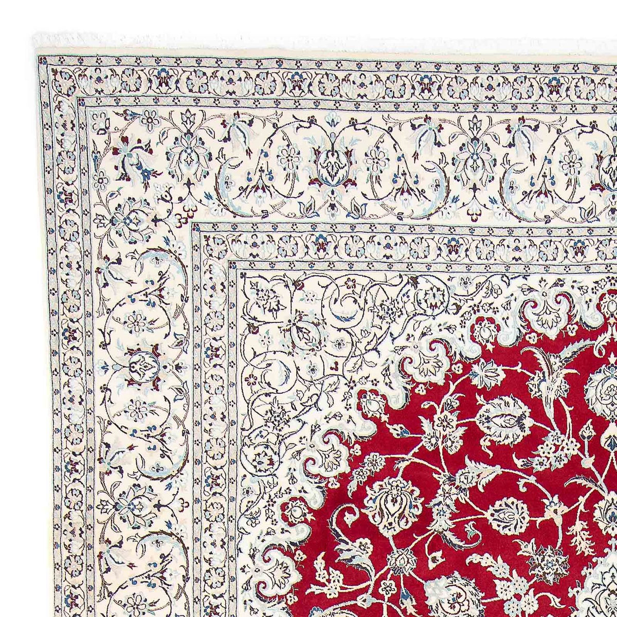 Tapis persan - Nain - Royal - 411 x 295 cm - rouge