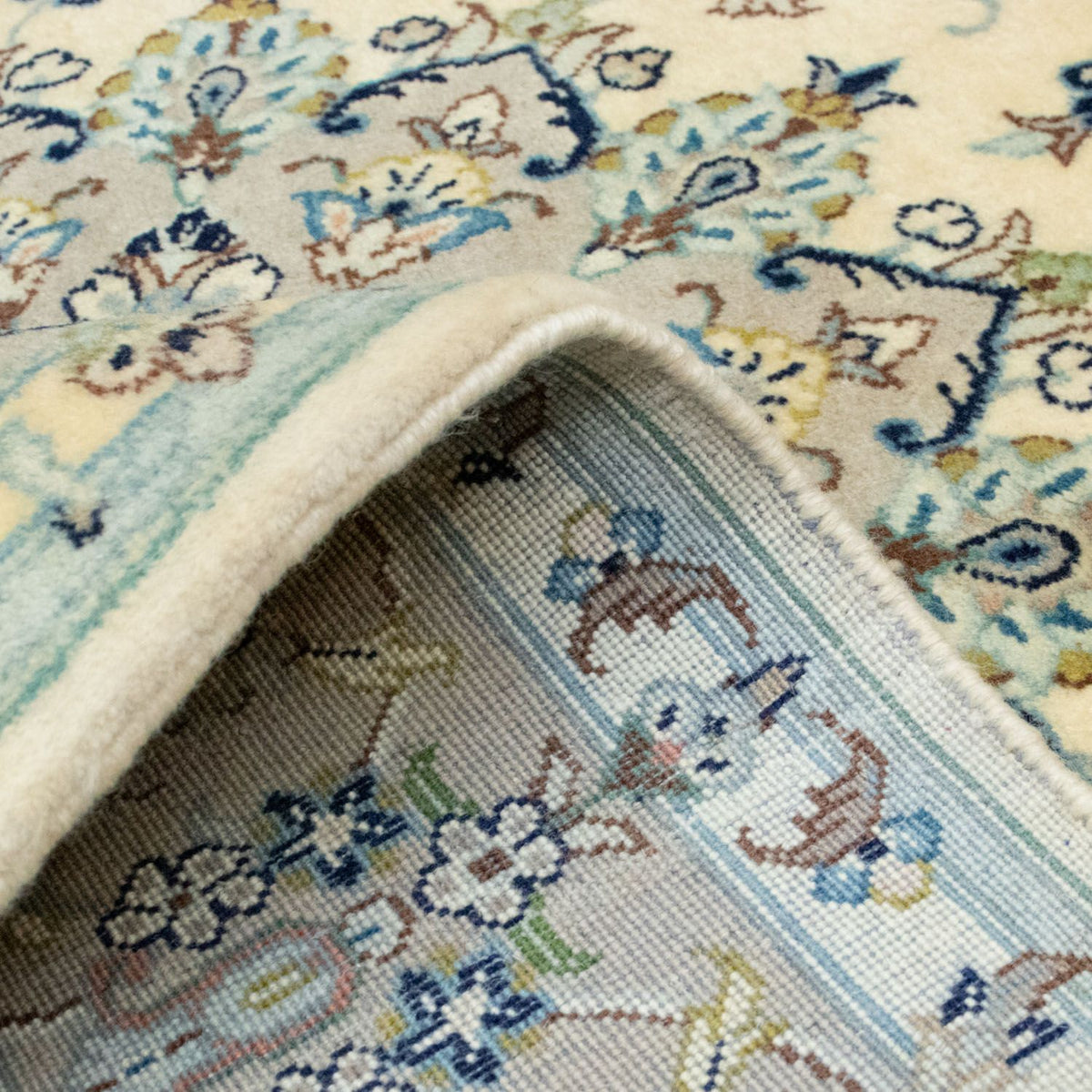 Tapis persan - Keshan - 210 x 137 cm - beige