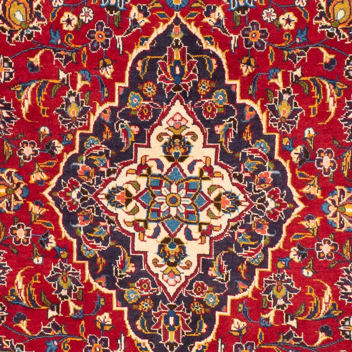 Tapis persan - Keshan - 226 x 137 cm - rouge