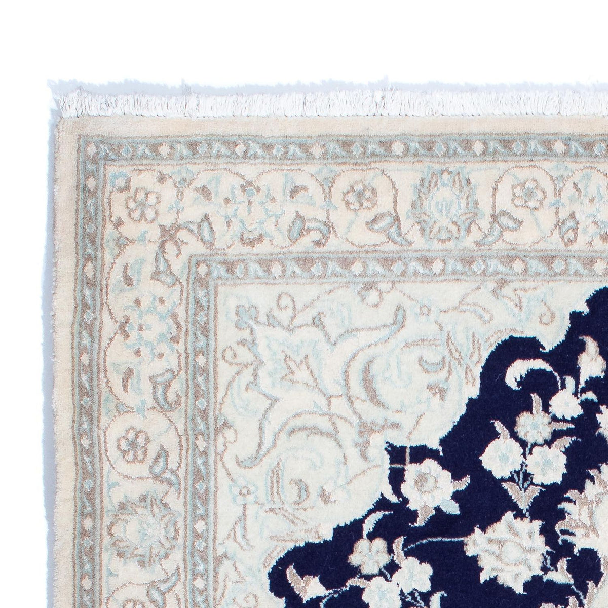 Tapis persan - Nain - 189 x 130 cm - beige