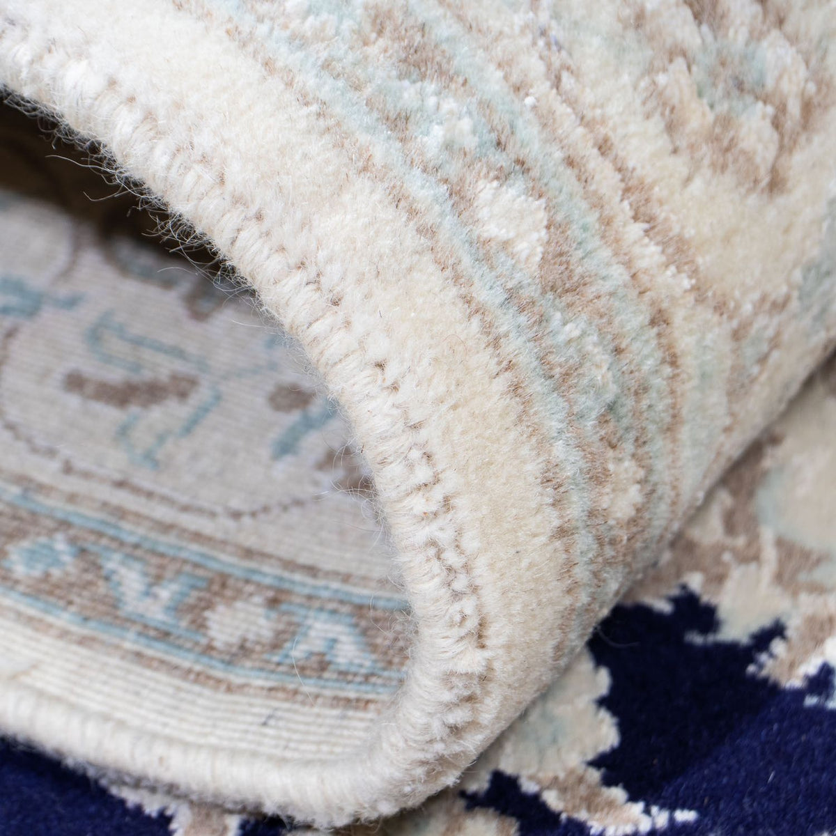 Tapis persan - Nain - 189 x 130 cm - beige