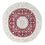 Tapis persan - Nain ronde  - 300 x 300 cm - rouge foncé