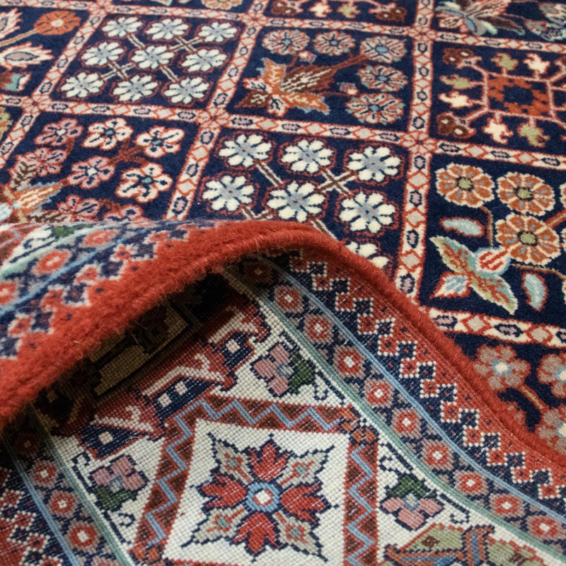 Tapis persan - Nomadic - 200 x 132 cm - bleu foncé