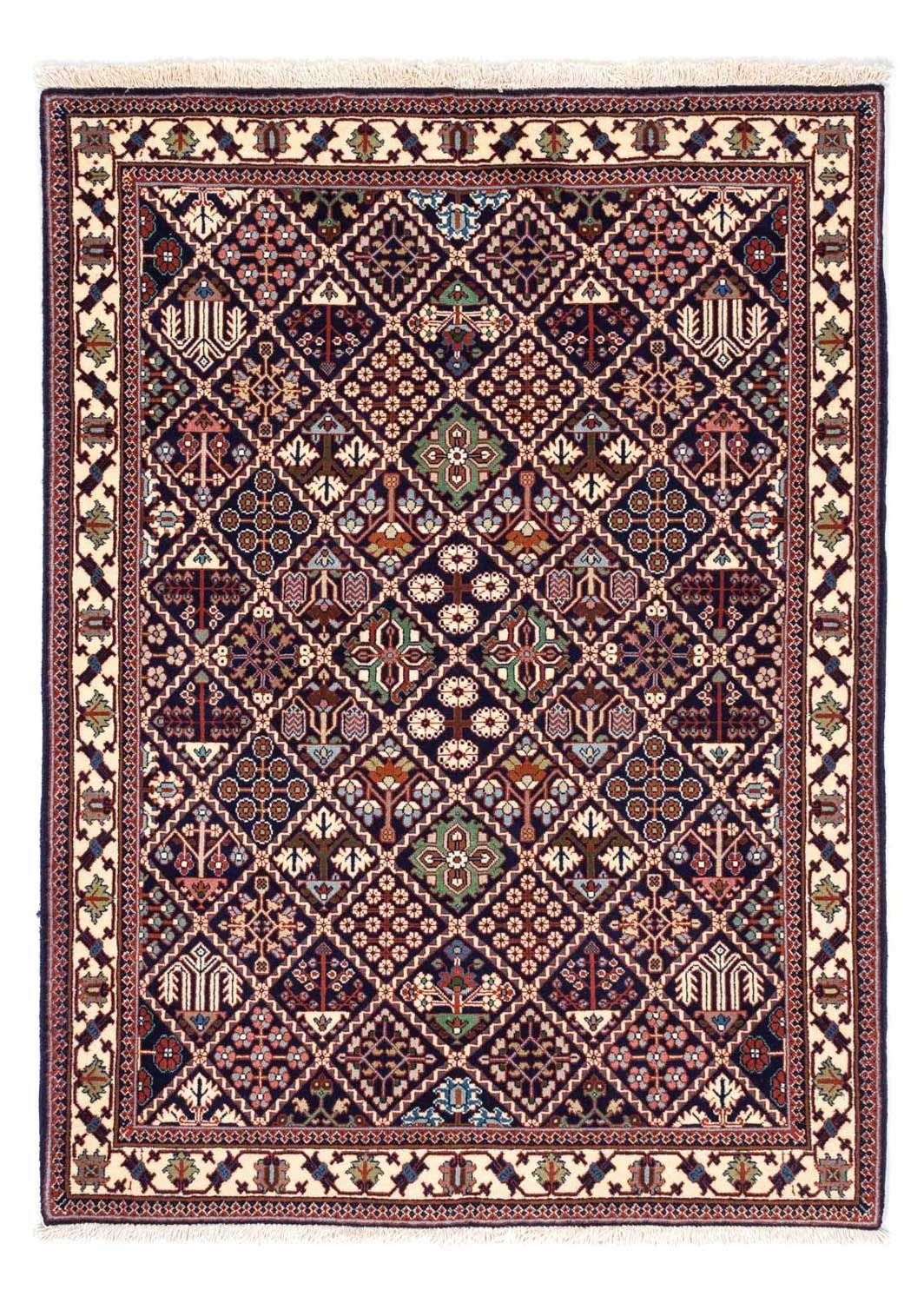 Tapis persan - Nomadic - 153 x 111 cm - bleu foncé