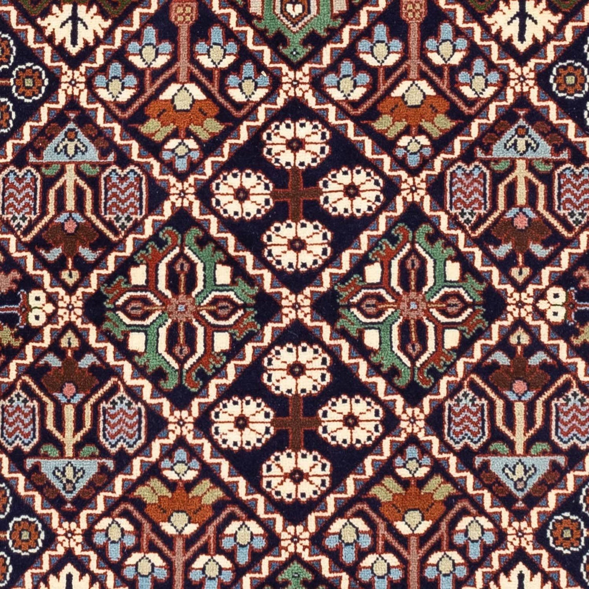 Tapis persan - Nomadic - 153 x 111 cm - bleu foncé