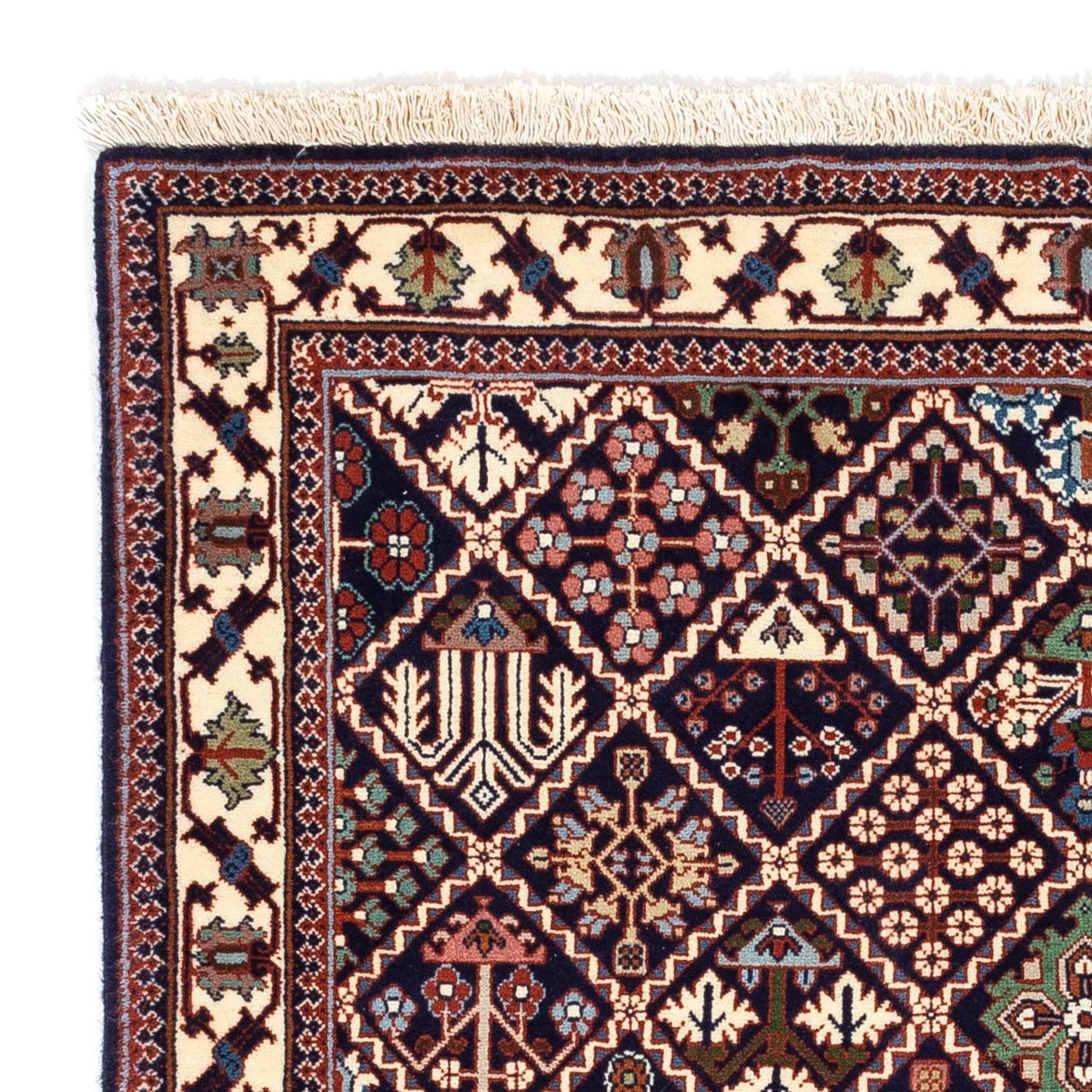 Tapis persan - Nomadic - 153 x 111 cm - bleu foncé