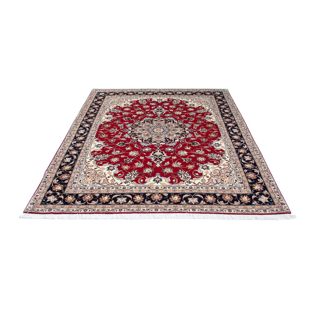Tapis persan - Tabriz - Royal - 202 x 152 cm - rouge
