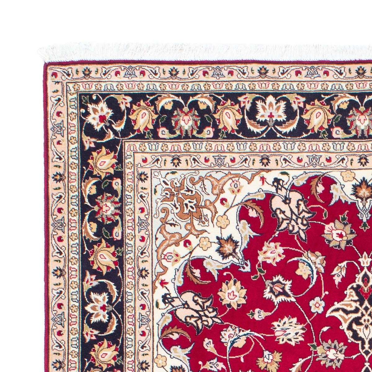 Tapis persan - Tabriz - Royal - 200 x 152 cm - rouge
