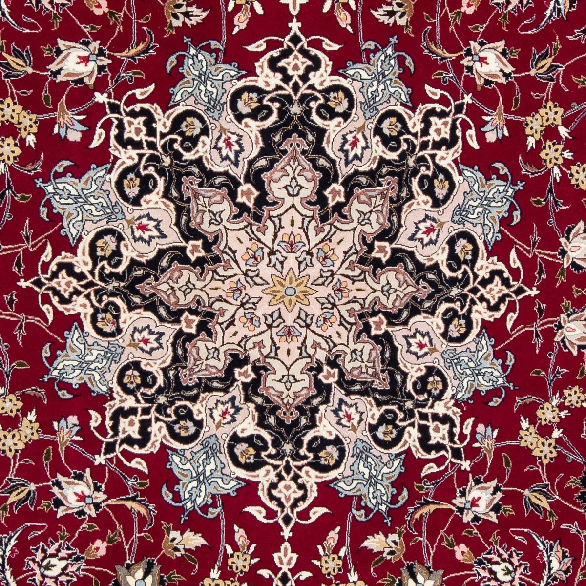 Tapis persan - Tabriz - Royal - 318 x 205 cm - rouge foncé