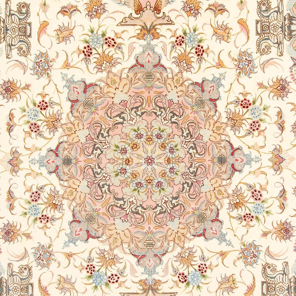 Tapis persan - Tabriz - 301 x 200 cm - beige