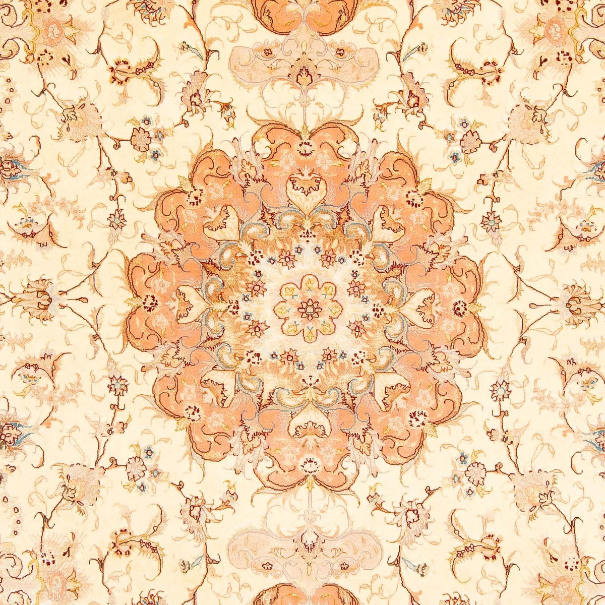 Tapis persan - Tabriz - 310 x 201 cm - beige
