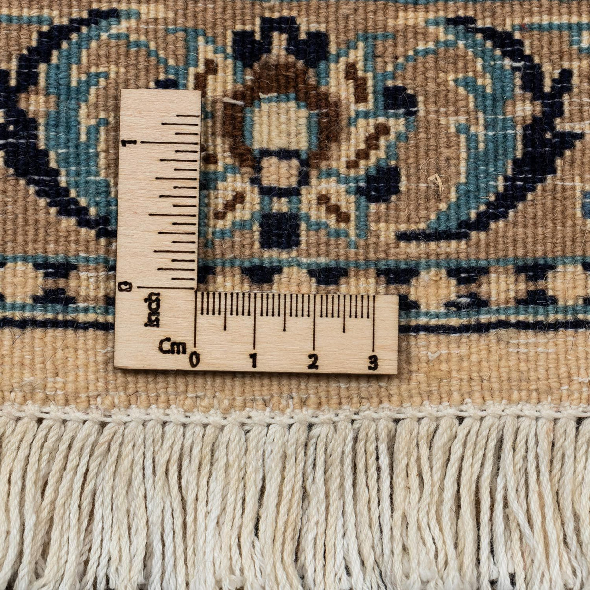 Tapis persan - Nain - Royal - 353 x 252 cm - beige foncé