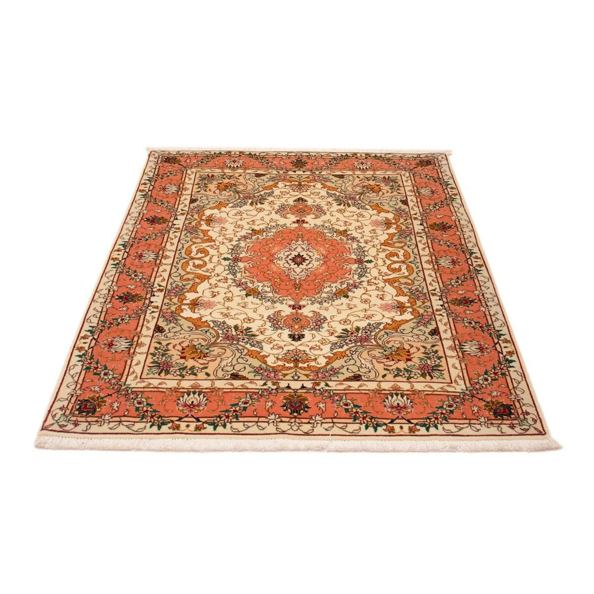 Tapis persan - Tabriz - Royal - 153 x 102 cm - beige