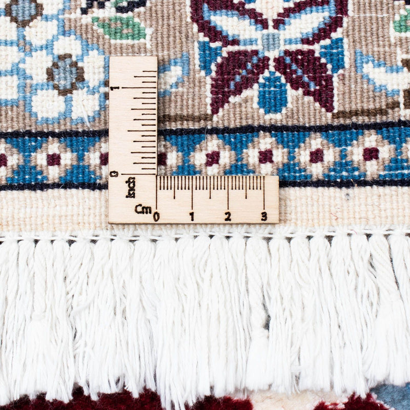 Tapis persan - Nain - Royal - 288 x 202 cm - rouge foncé