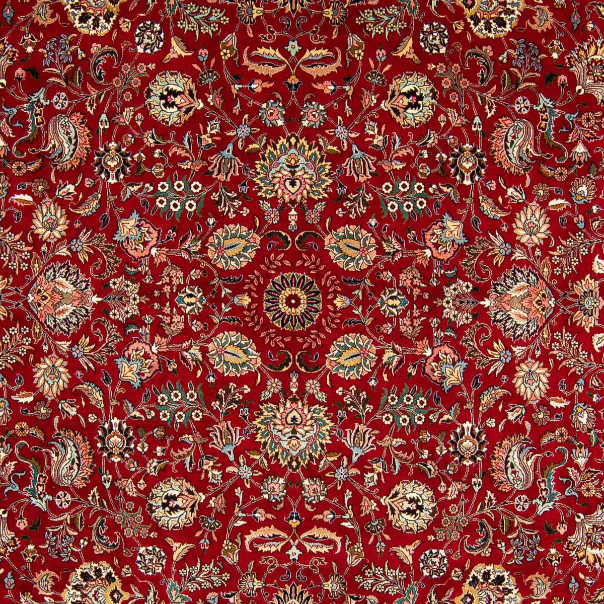 Tapis persan - Tabriz - Royal - 388 x 286 cm - rouge foncé