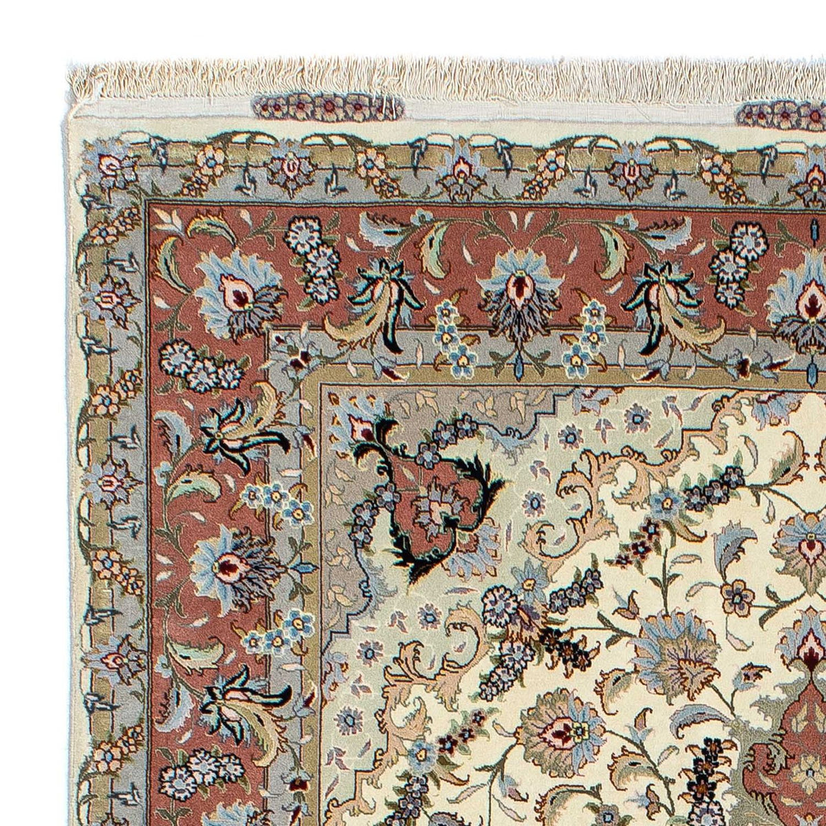 Tapis persan - Tabriz - 205 x 150 cm - beige