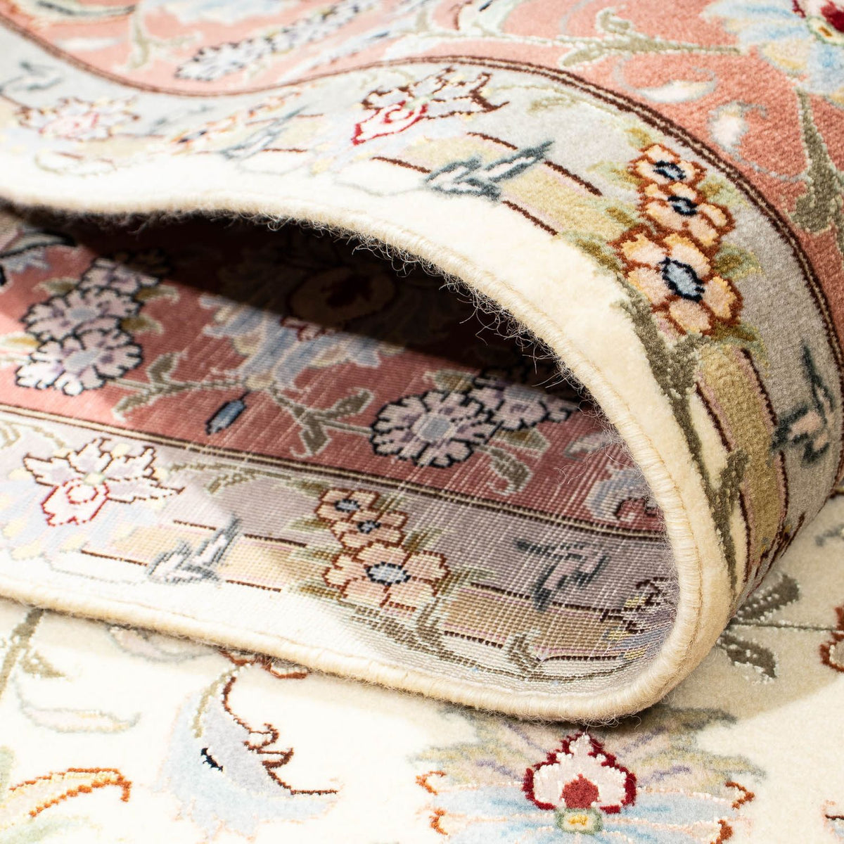 Tapis persan - Tabriz - 205 x 150 cm - beige