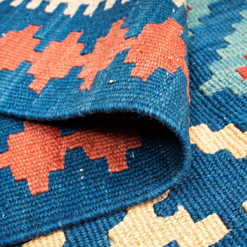 Tapis Kelim - Oriental - 170 x 128 cm - bleu