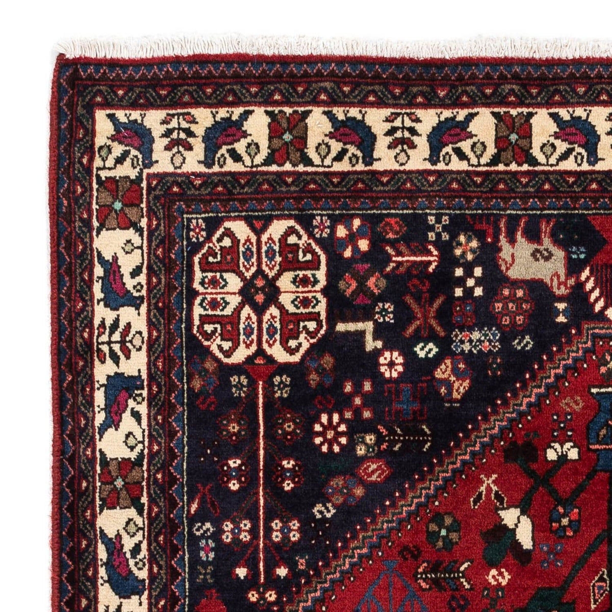Tapis persan - Nomadic - 154 x 100 cm - bleu foncé