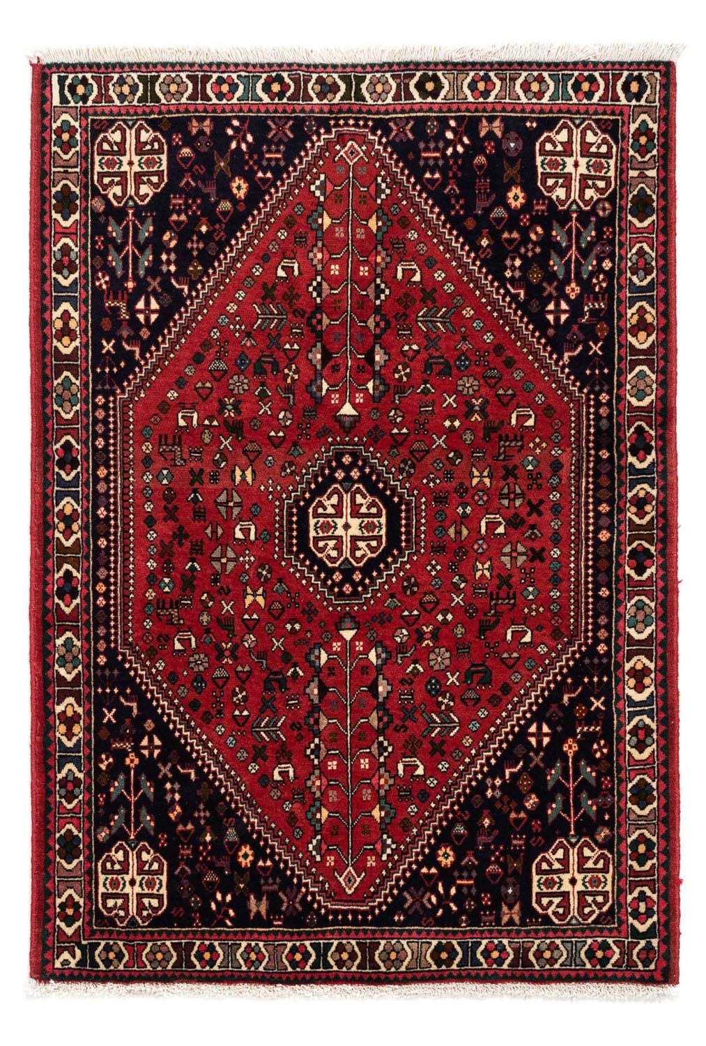 Tapis persan - Nomadic - 153 x 107 cm - bleu foncé