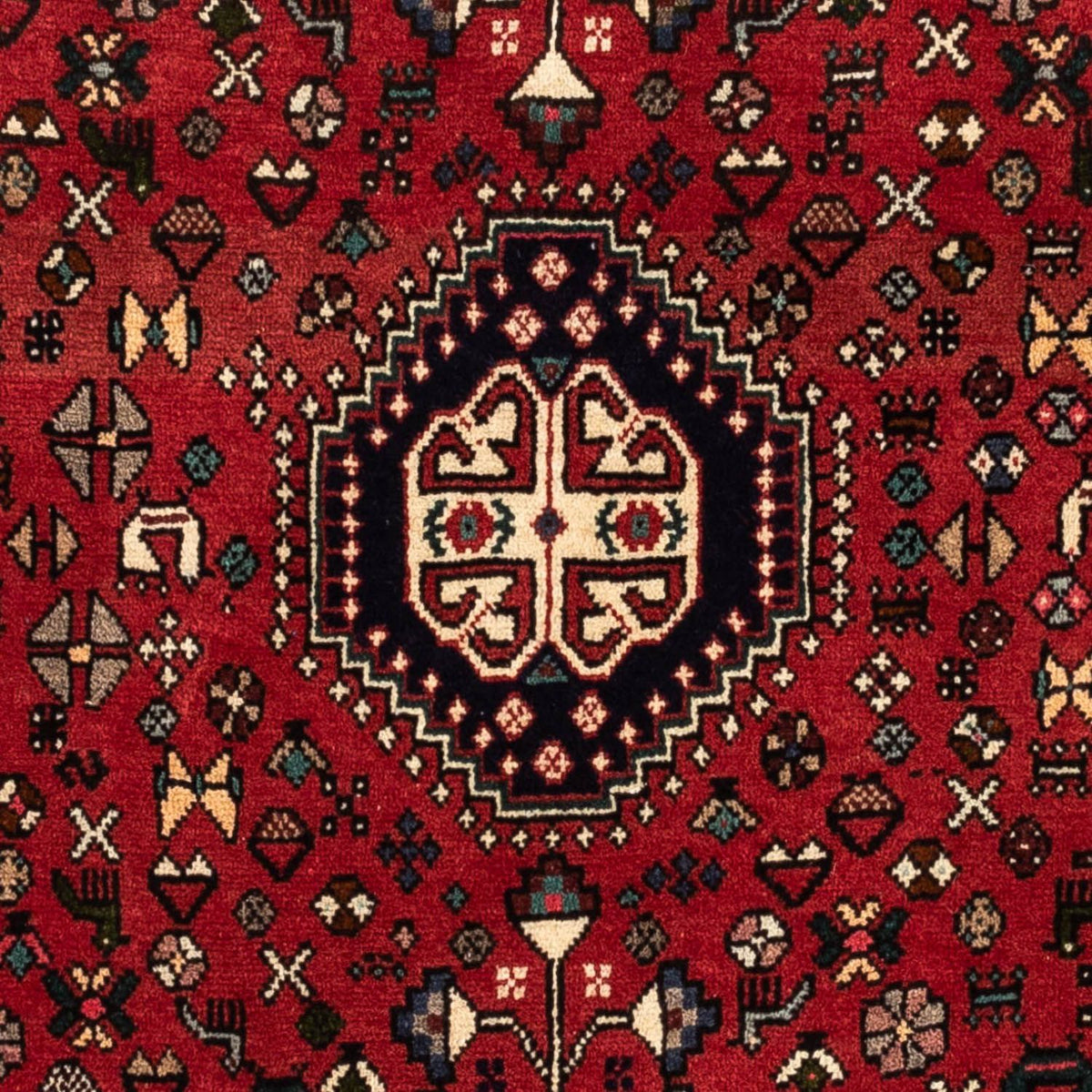 Tapis persan - Nomadic - 153 x 107 cm - bleu foncé