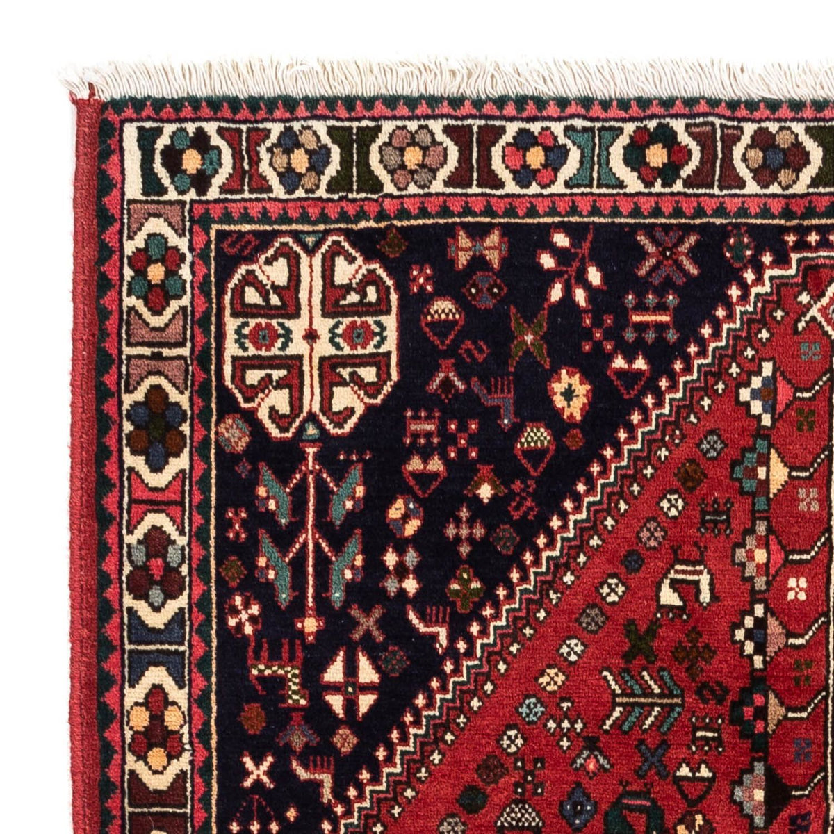 Tapis persan - Nomadic - 153 x 107 cm - bleu foncé