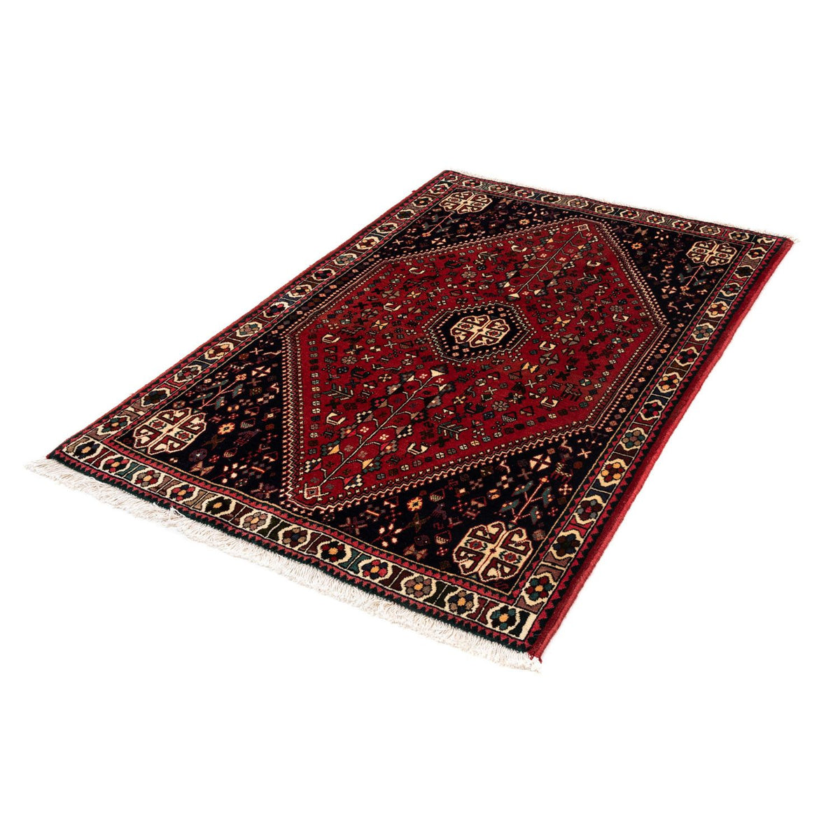 Tapis persan - Nomadic - 153 x 107 cm - bleu foncé