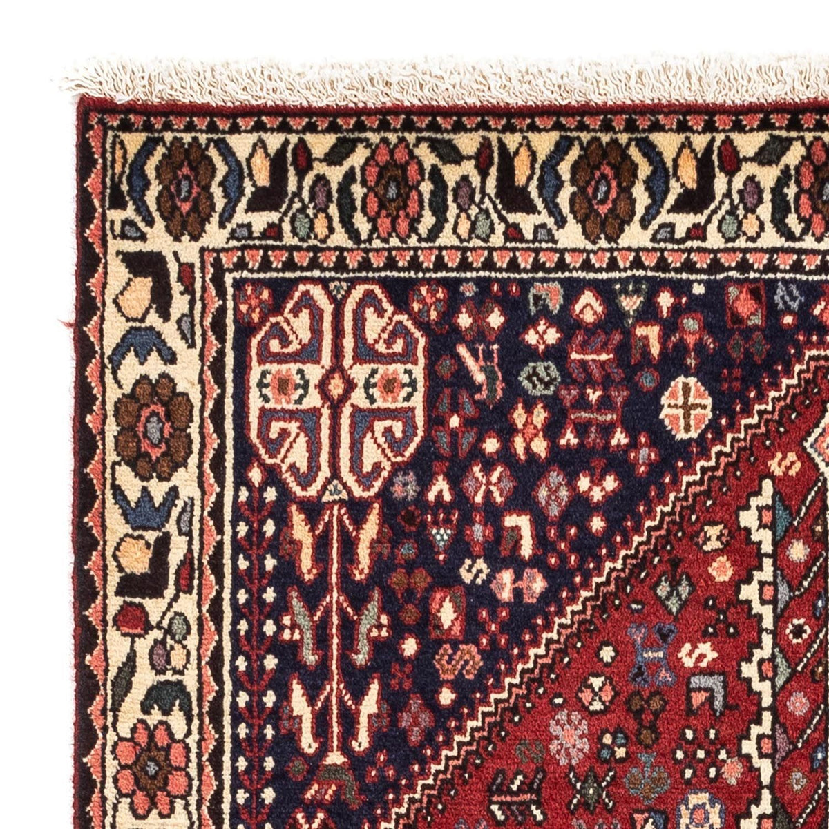 Tapis persan - Nomadic - 156 x 99 cm - bleu foncé