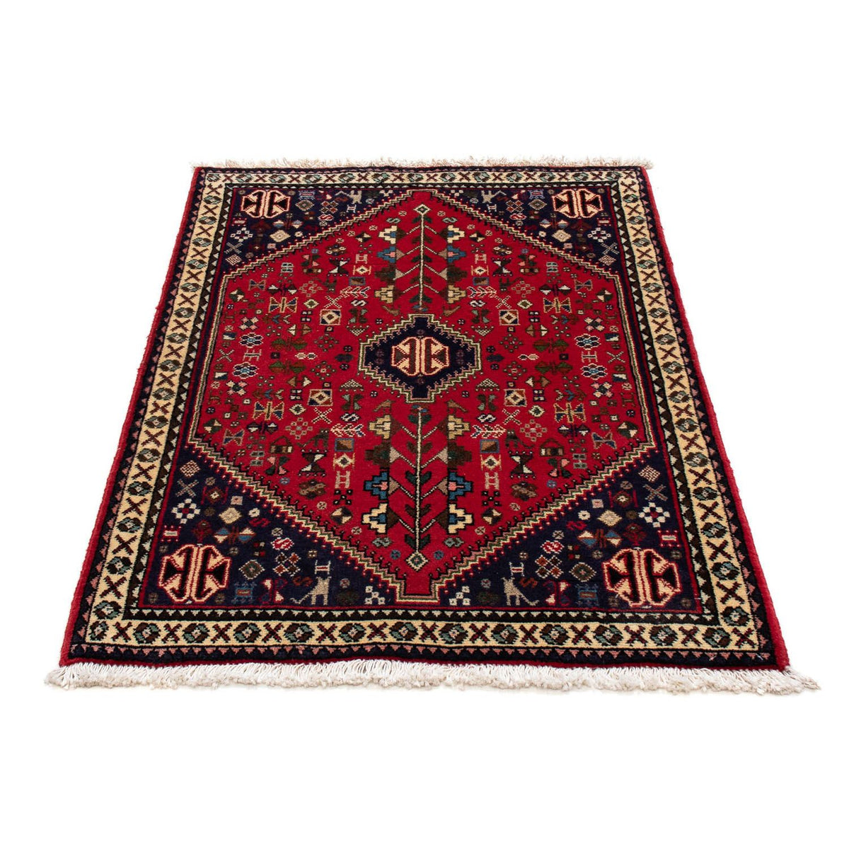 Tapis persan - Nomadic - 120 x 77 cm - rouge