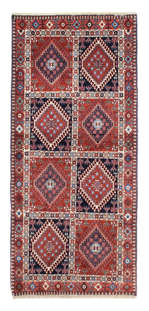 Tapis de couloir Tapis persan - Nomadic - 196 x 83 cm - rouille
