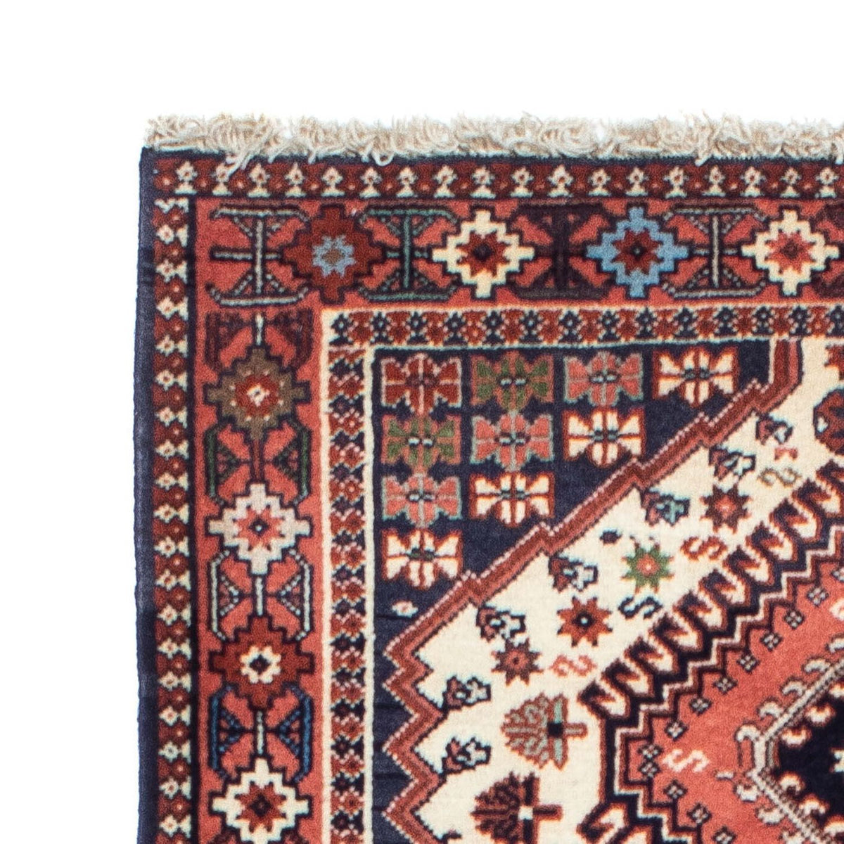 Tapis de couloir Tapis persan - Nomadic - 207 x 81 cm - beige