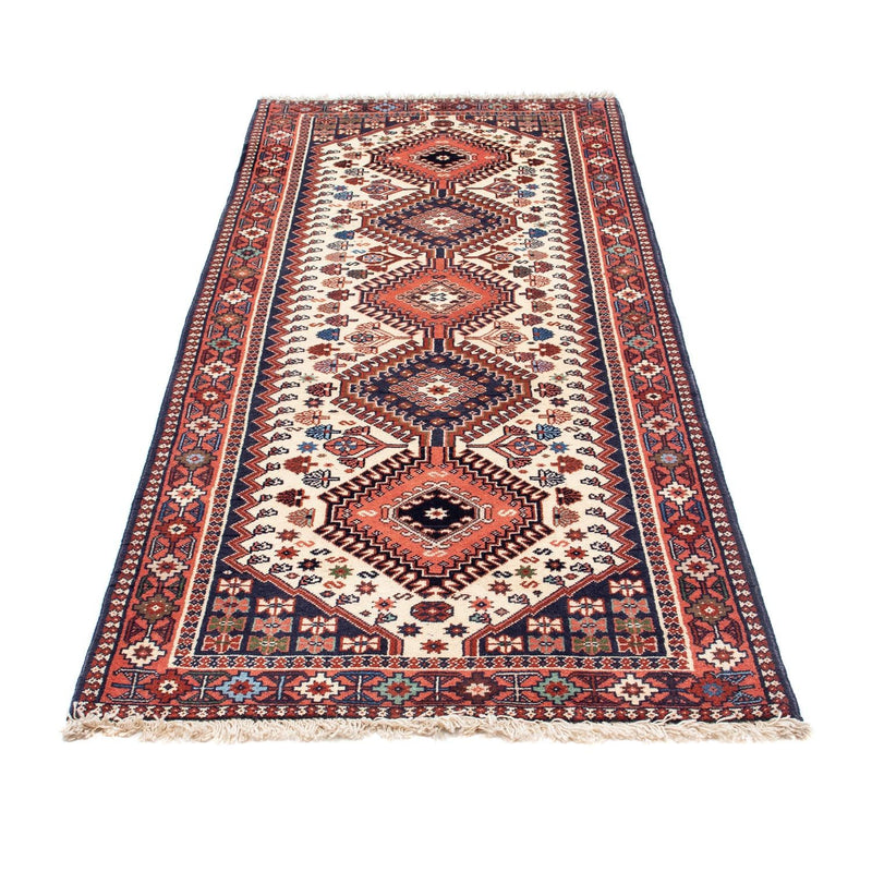 Tapis de couloir Tapis persan - Nomadic - 207 x 81 cm - beige