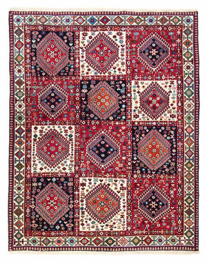 Tapis persan - Nomadic - 191 x 153 cm - multicolore