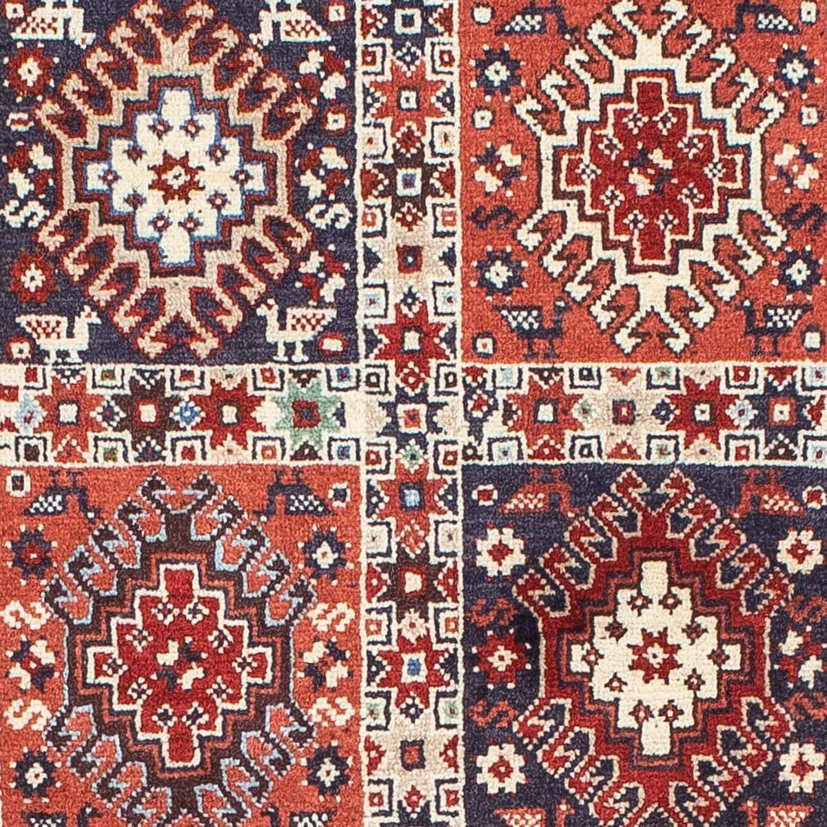 Tapis persan - Nomadic - 160 x 103 cm - bleu foncé