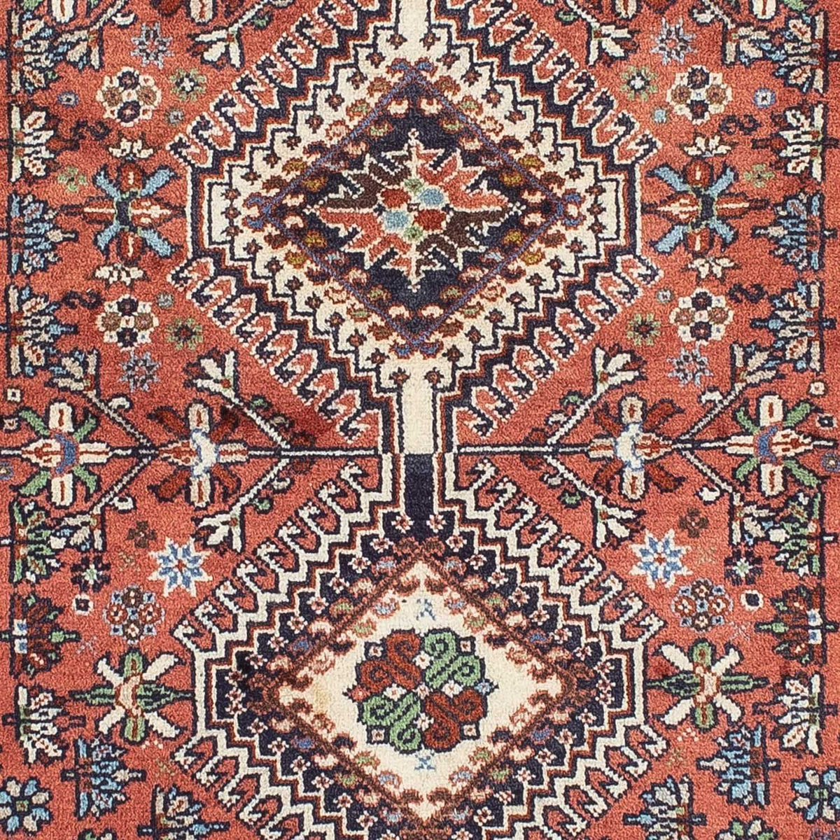 Tapis persan - Nomadic - 151 x 101 cm - bleu foncé