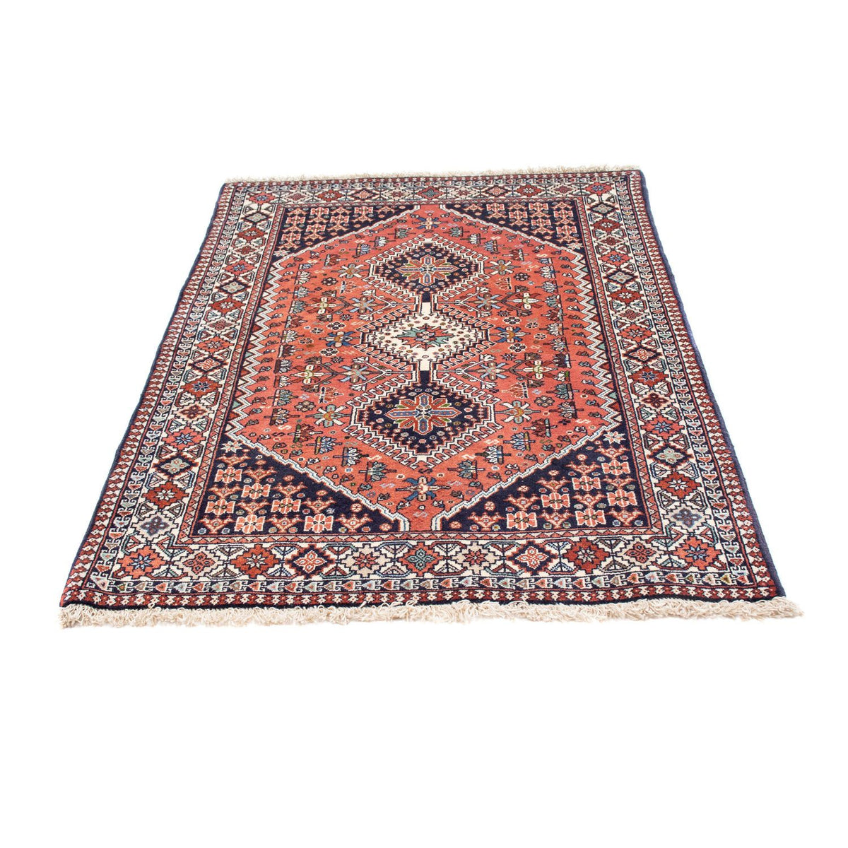 Tapis persan - Nomadic - 150 x 101 cm - bleu foncé