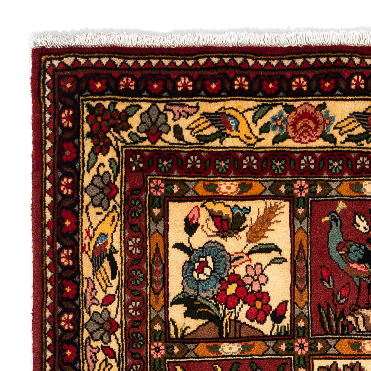 Tapis persan - Nomadic - 172 x 110 cm - rouge foncé