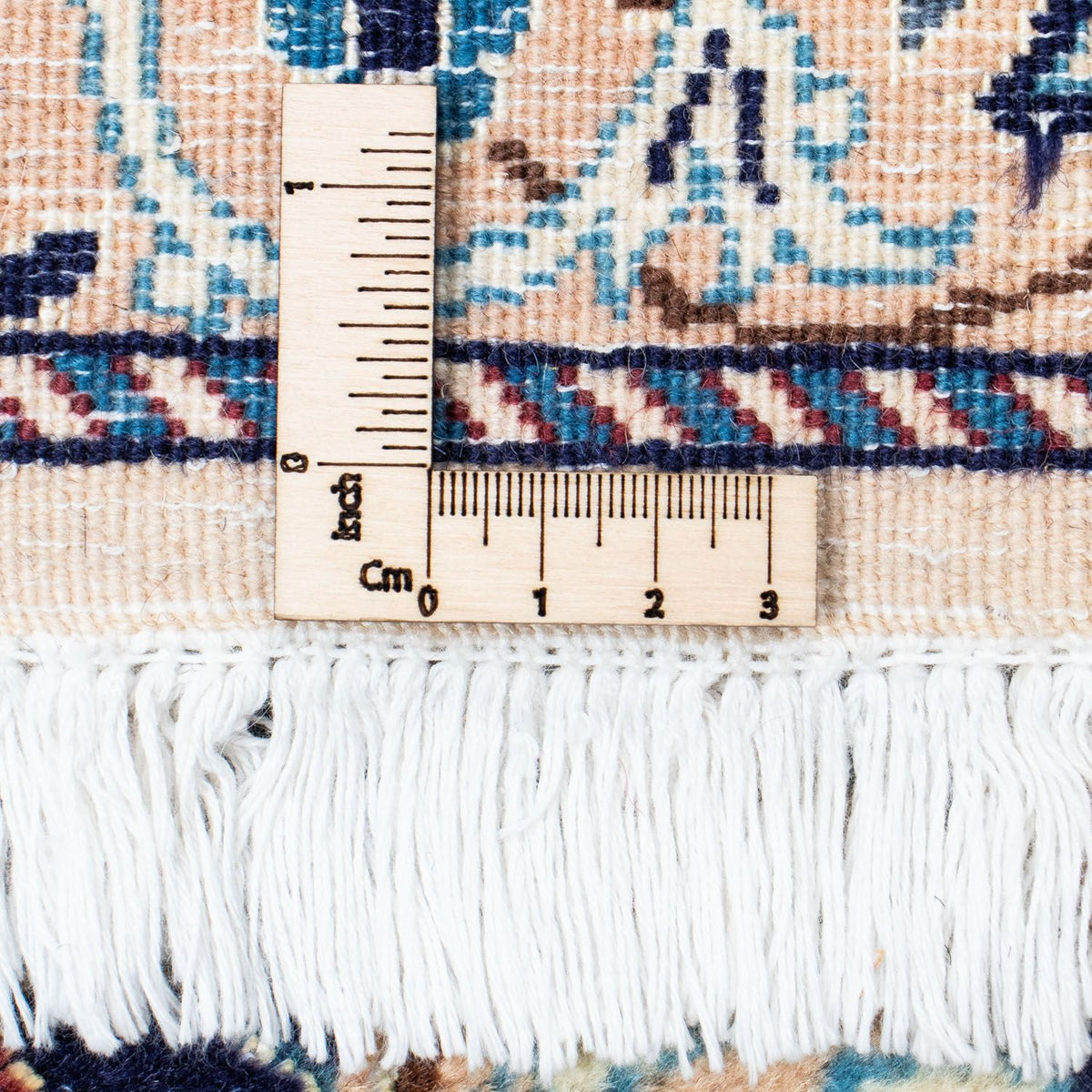 Tapis persan - Nain - Royal - 308 x 197 cm - bleu foncé
