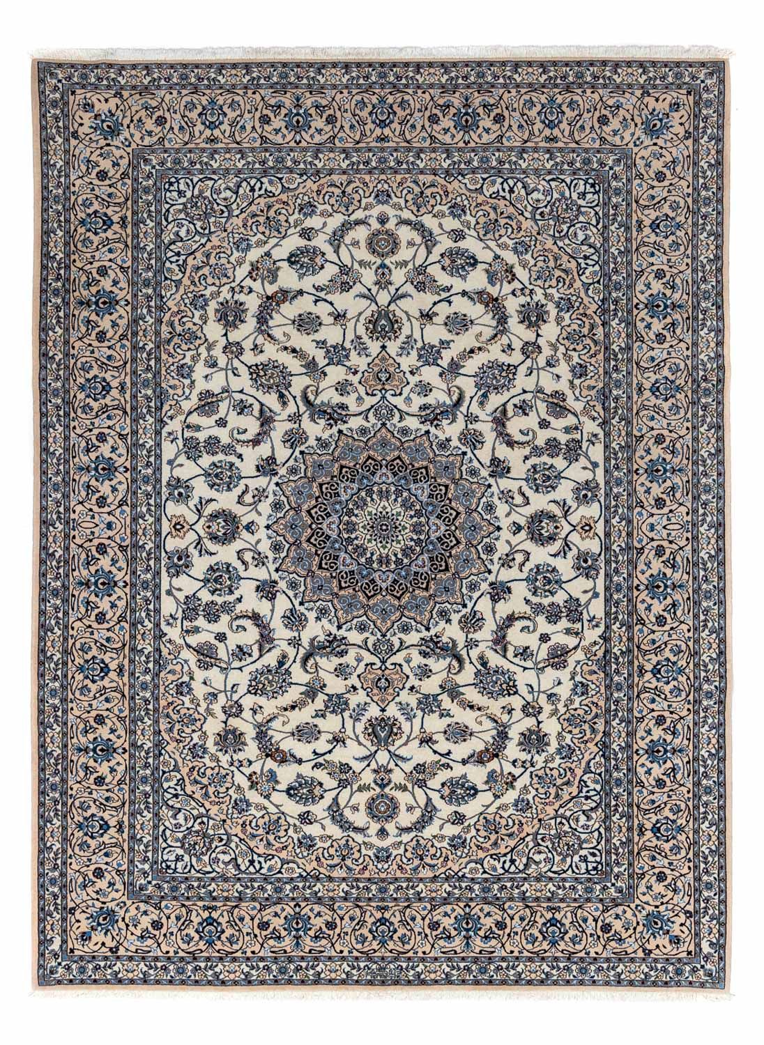 Tapis persan - Nain - Royal - 344 x 247 cm - beige