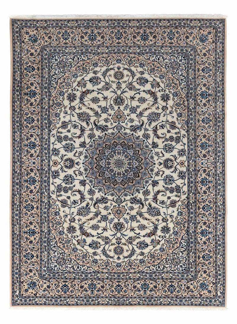 Tapis persan - Nain - Royal - 344 x 247 cm - beige