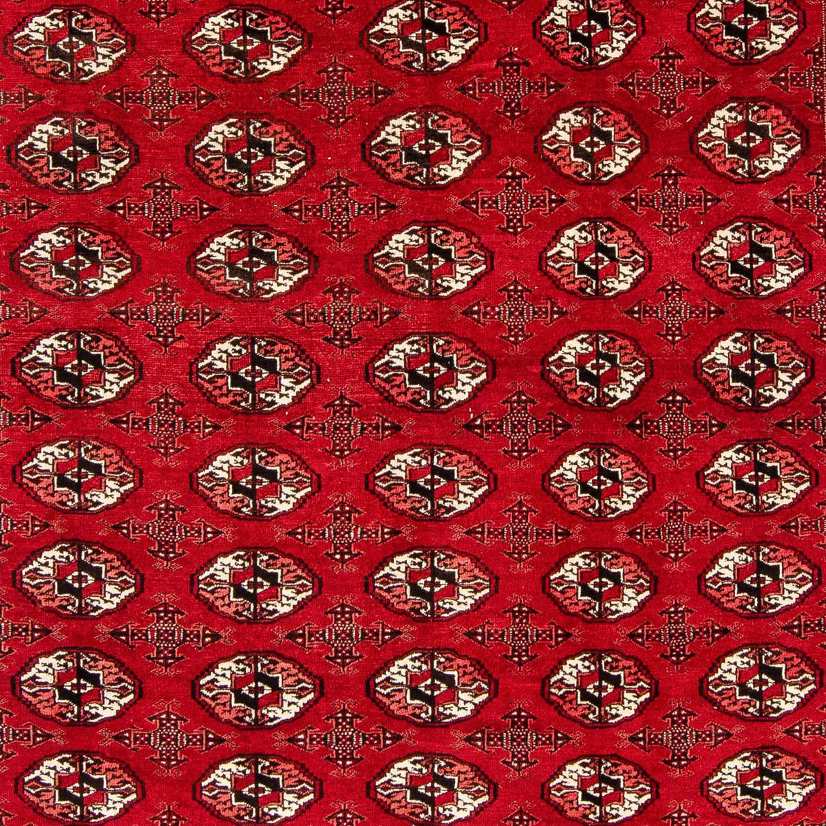 Tapis Turkaman - 368 x 248 cm - rouge foncé