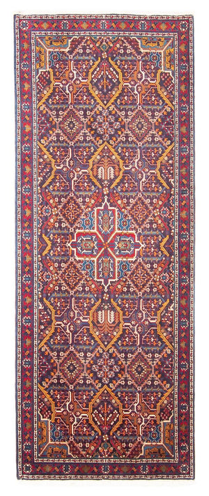 Tapis de couloir Tapis persan - Nomadic - 310 x 118 cm - multicolore