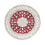 Tapis persan - Nain ronde  - 245 x 245 cm - rouge foncé
