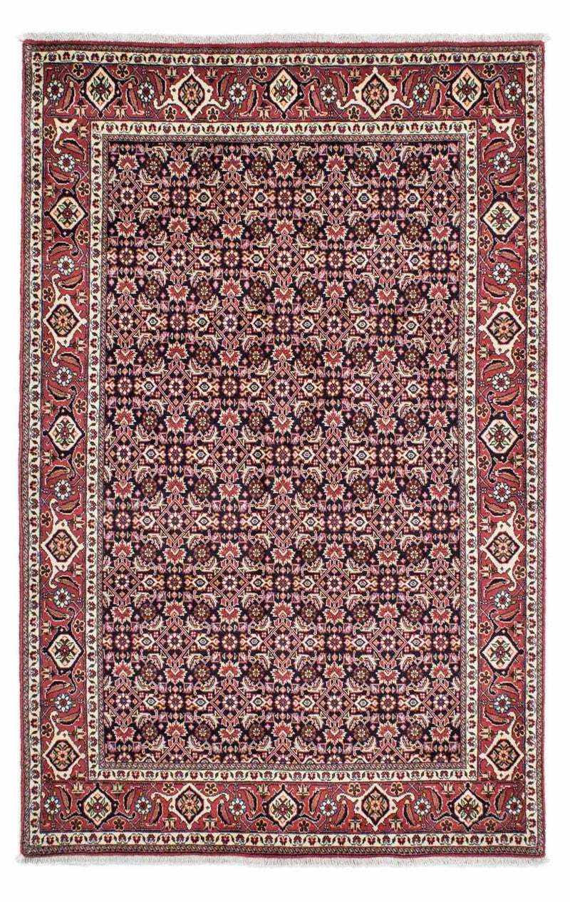 Tapis persan - Bidjar - 220 x 136 cm - bleu foncé