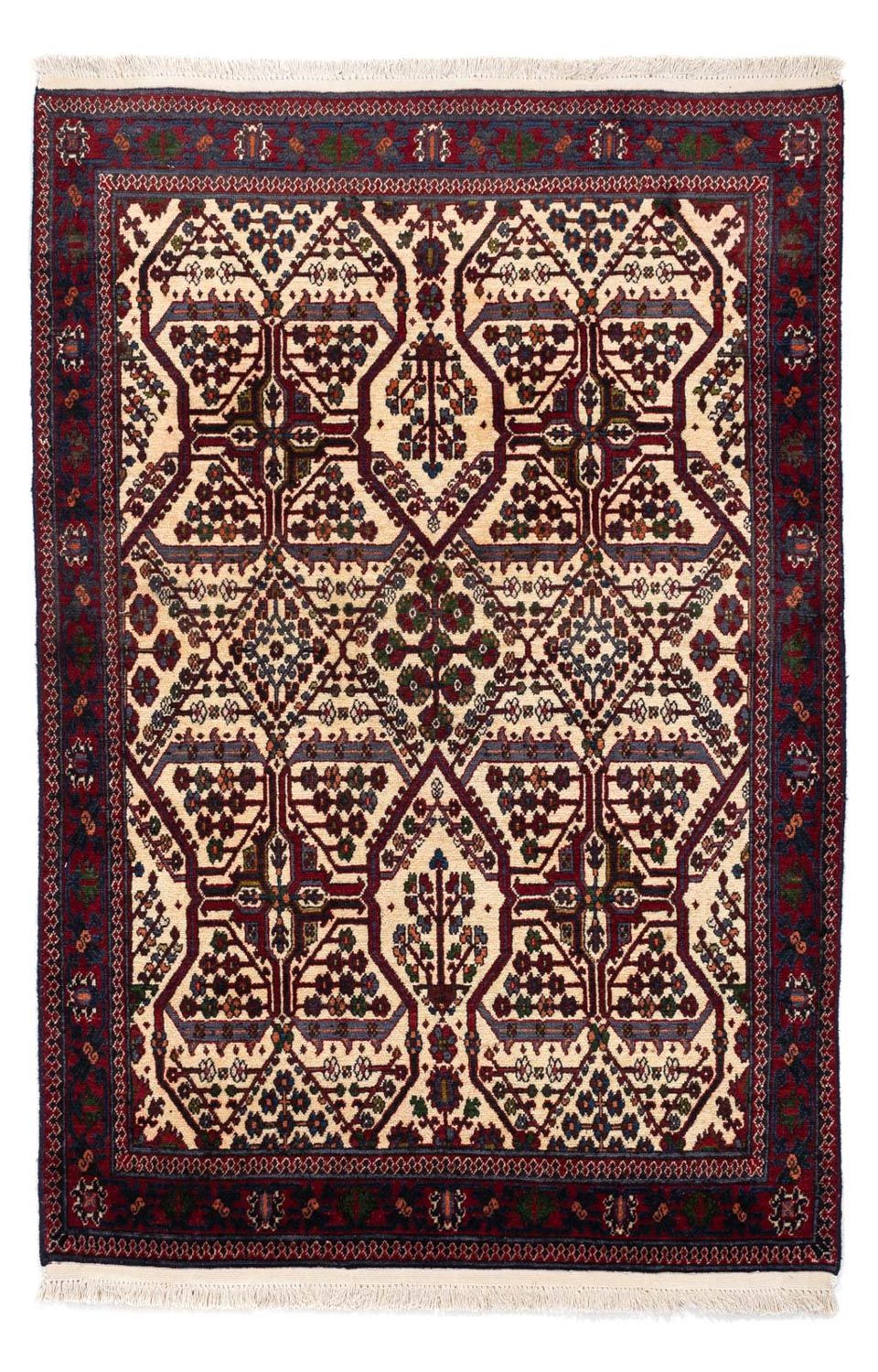 Tapis persan - Nomadic - 160 x 105 cm - beige