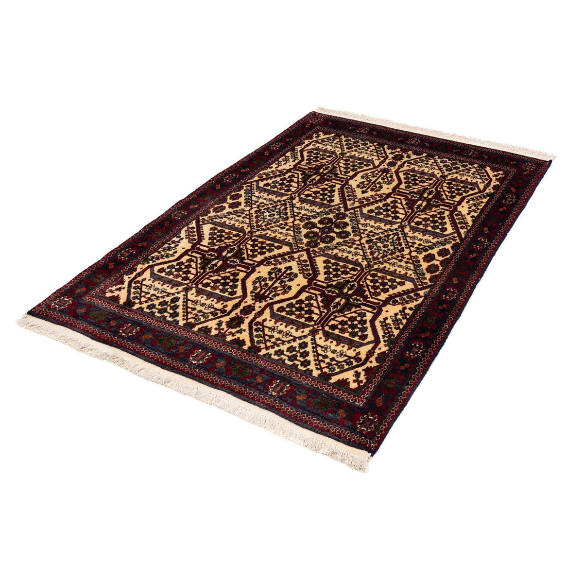 Tapis persan - Nomadic - 160 x 105 cm - beige