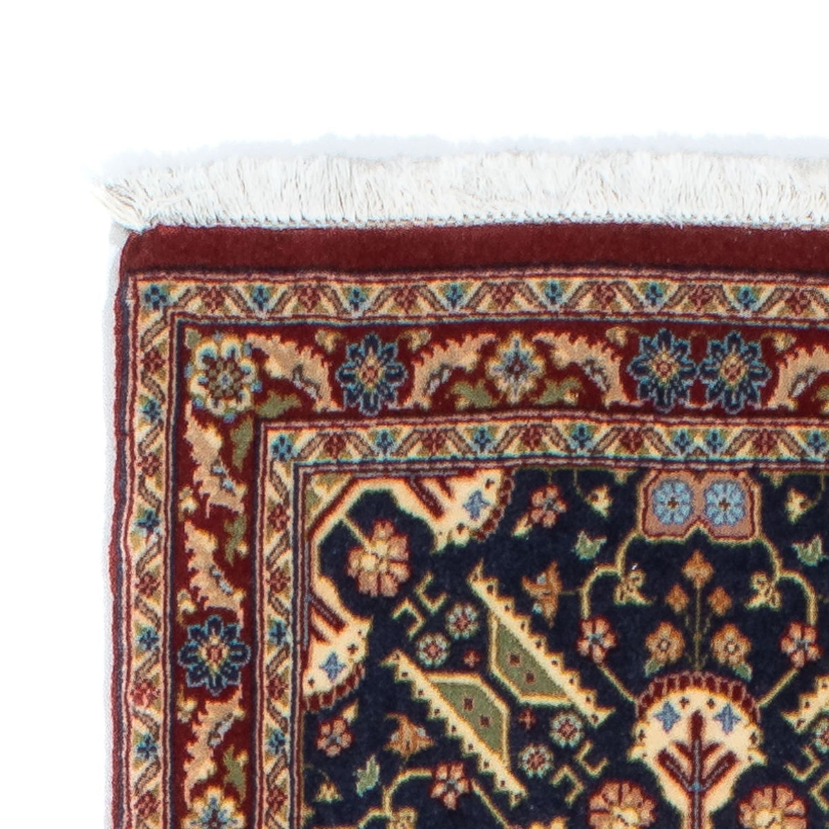 Tapis de couloir Tapis persan - Ghom - 200 x 51 cm - multicolore