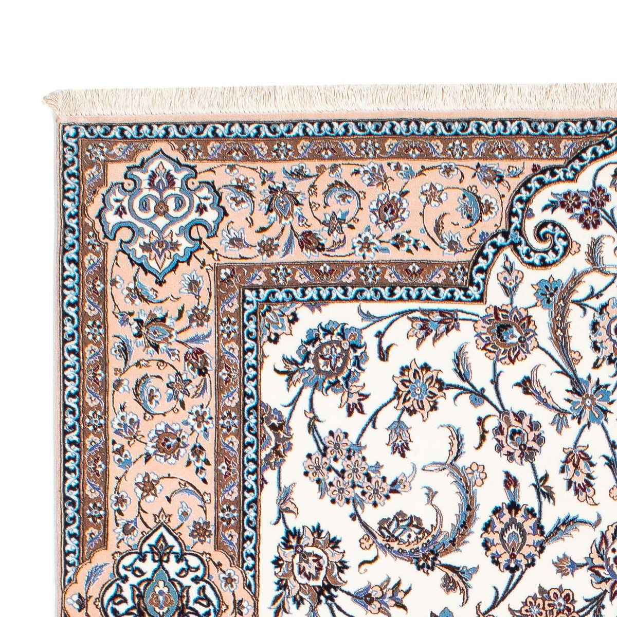 Tapis persan - Nain - Premium - 232 x 150 cm - beige