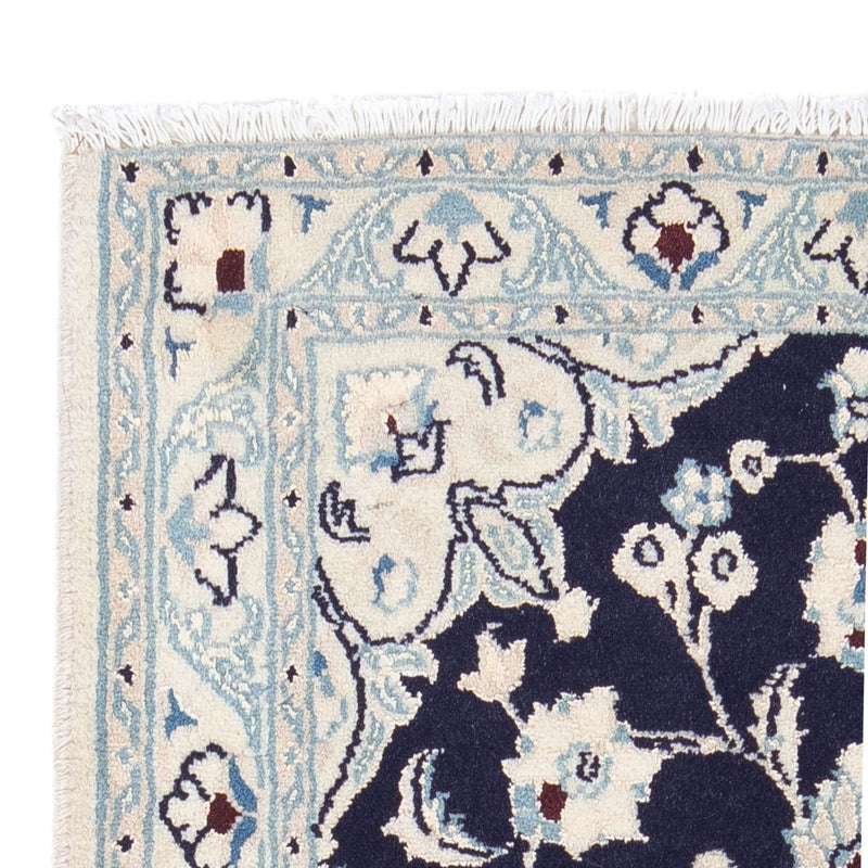 Tapis persan - Nain - Royal - 86 x 57 cm - bleu foncé