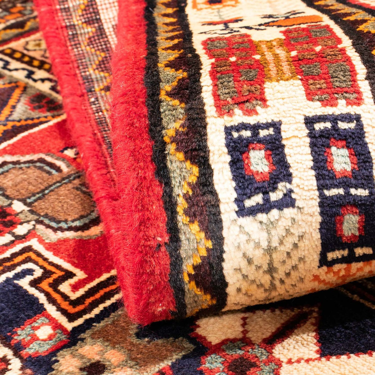 Tapis persan - Nomadic - 168 x 113 cm - rouge